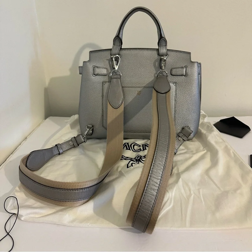 MCM Park Ave Convertible Satchel/Backpack &  Milla Spike Continental Zip Wallet